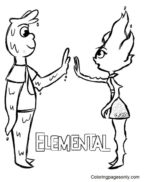 Elemental Coloring Pages Elemental Coloring Pages Coloring Pages