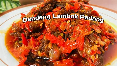 Resep Dendeng Lambok Khas Padang Youtube