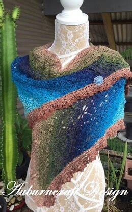 On The Wings Of A Dragonfly Shawl Crochet Pattern By Auburncraft