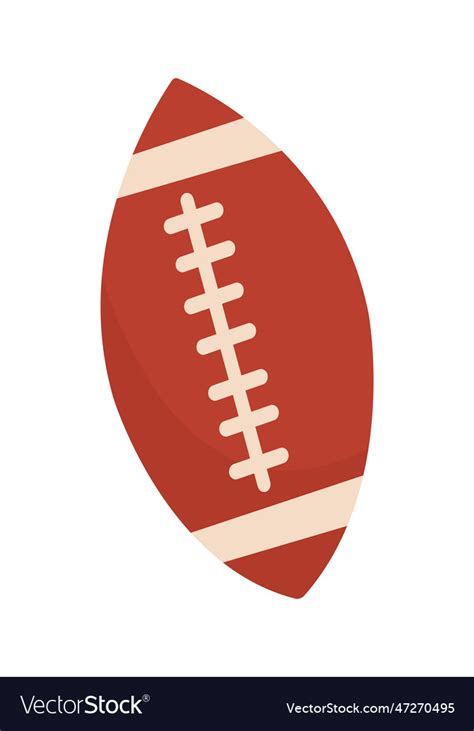 American football ball pigskin Royalty Free Vector Image