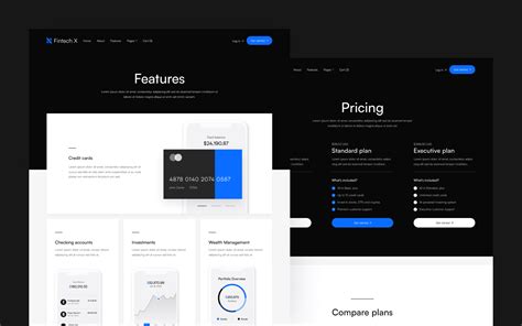 Fintech X Bank HTML5 Responsive Website Template