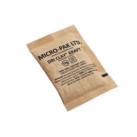 Micro Pak Dri Clay Clay Desiccant Moisture Absorption Pack 17 Gram