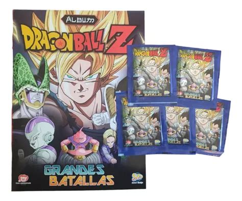 Álbum De Figuritas Dbz Grandes Batallas 5 Sobres Cuotas sin interés