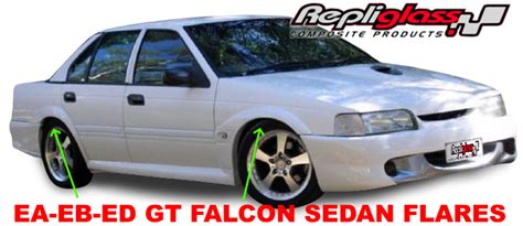 Ford Falcon Ea Eb Ed Gt Sedan Wheel Arch Fender Flares X Repliglass