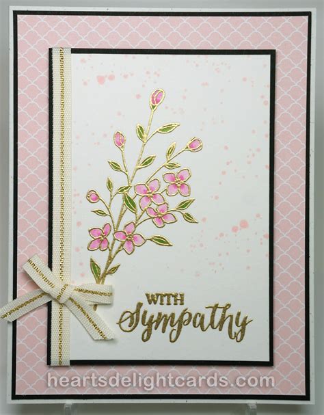 Hearts Delight Cards Sympathy In Pink