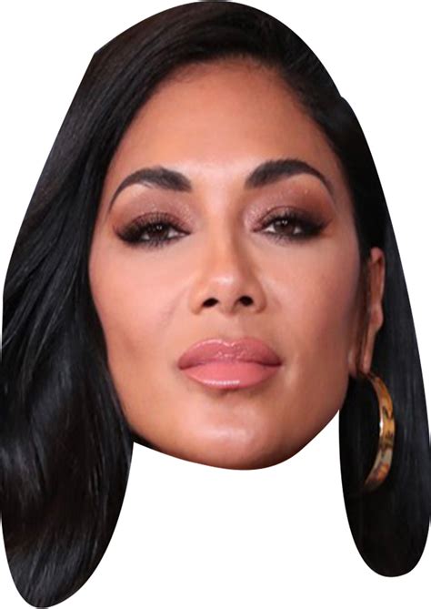 Nicole Scherzinger X Factor Celebrity Fancy Dress Cardboard Face Mask Celebrity