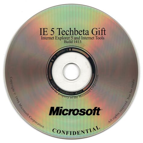 Microsoft Ie Techbeta Gift Internet Explorer And Internet Tools