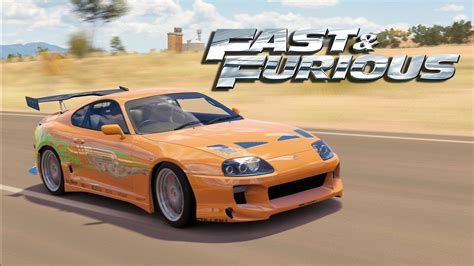 PAUL WALKERS TOYOTA SUPRA FORZA HORIZON 3 YouTube