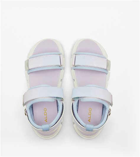 Buy Aldo GODISH Wedge Heel Velcro Comfort Sandals In Purple | 6thStreet UAE