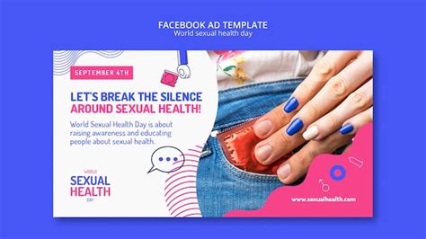 Free Psd Flat Design World Sexual Health Day Template