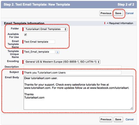 How To Create Email Template In Salesforce