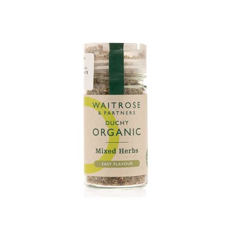 Waitrose Duchy Organic Mixed Herbs 13g Waitrose UAE Partners