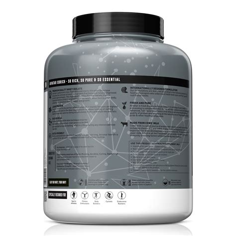 Avvatar Isorich Isolate Whey Protein Kg Servings Protein Kart