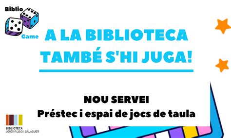 Biblio Game A La Biblioteca Tamb Shi Juga Biblioteques De Sant