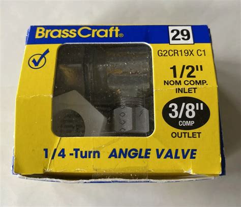 12 In Nom Comp X 38 In Od Compression Outlet Brasscraft G2cr19x