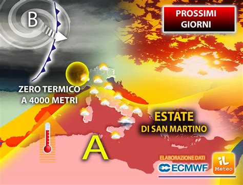 Meteo Anticiclone e Caldo fino a Mercoledì poi arrivano Temporali