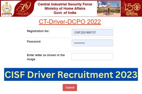 Cisf Driver Recruitment 2023 Notification Released For 451 Posts Apply