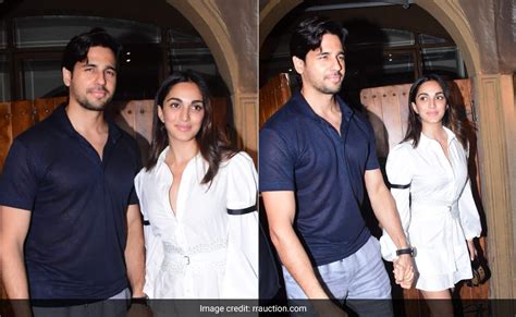 Kiara Advani And Sidharth Malhotra, Out On A Date Night, Pose Holding ...