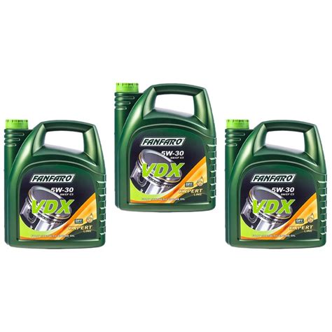 FANFARO Engineoil 5W30 VDX API SN CH 4 3 X 5 Liters Buy Online B 67 66