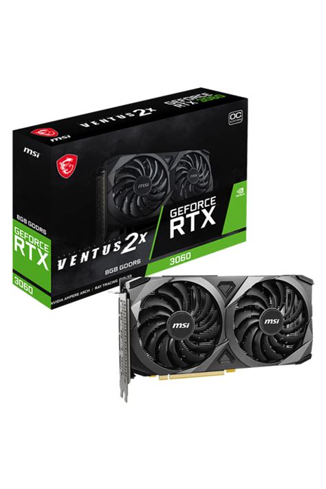 Msi Geforce Rtx 3060 Ventus 2x 8g Oc 8gb Gddr6 128bit Dx12 Gaming Oyuncu Ekran Kartı Fiyatı