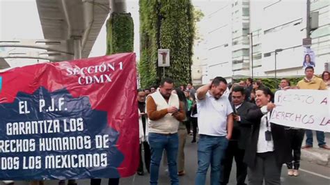 Trabajadores Del Poder Judicial Cierran Periférico Sur Cdmx 16 De