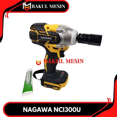 Jual UNIT ONLY Impact Wrench Brushless NAGAWA NCI300U Mesin Pembuka