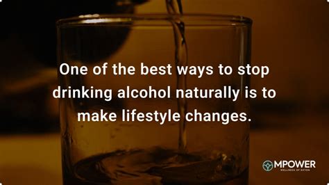 How To Stop Drinking Naturally Home Remedies