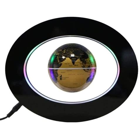 Globe Terrestre Magnétique Flottant Lumineux Lampe À Lévitation