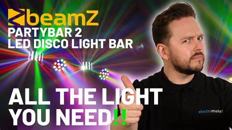 All In One Party Lighting With The Beamz Partybar Disco Light System