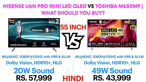 Hisense U6N PRO MINI LED QLED Vs Toshiba M650MP QLED TV What Should