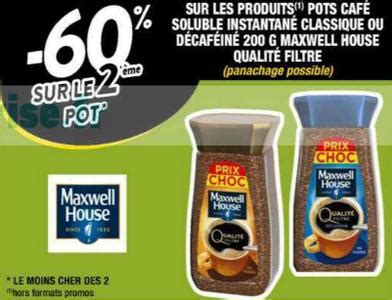 Anti Crise Fr Caf Classique Ou D Caf In Maxwell House Chez Cora