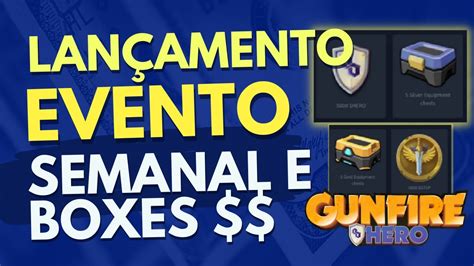 Lançamento do Evento semanal do GUNFIRE HERO Ganhe dinheiro jogando