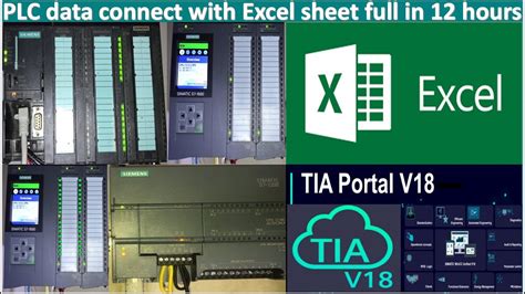 Tia Portal V Plcs Data Connect With Ms Excel Sheet Full Tutorial In