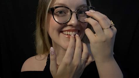 Asmr Body Tapping Glasses Teeth Nail Cheek And Collarbone Tapping No Talking Youtube