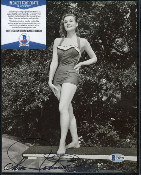 Anne Robinson Actress Model Signed 8x10 Photo Auto Autograph BAS BGS ...