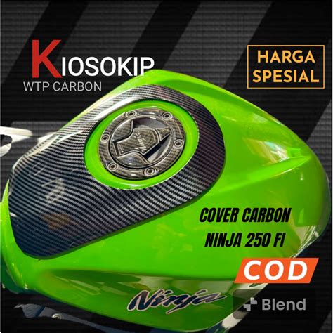 Jual Cover Tangki Carbon Ninja 250 Fi Old Pelindung Tangki Carbon Ninja