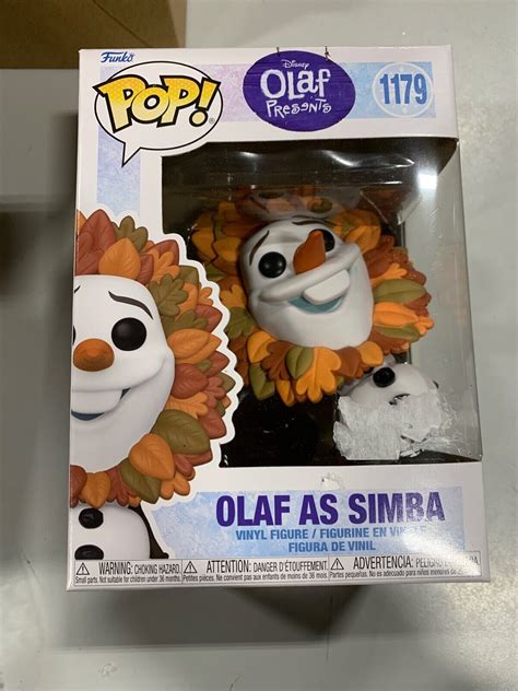 Funko Pop Disney Olaf Presents Olaf As Simba W Pop Protector EBay