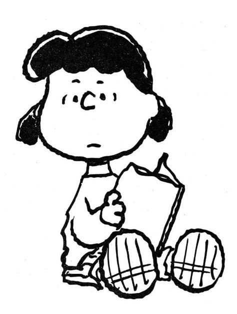 Peanuts Lucy Coloring Pages