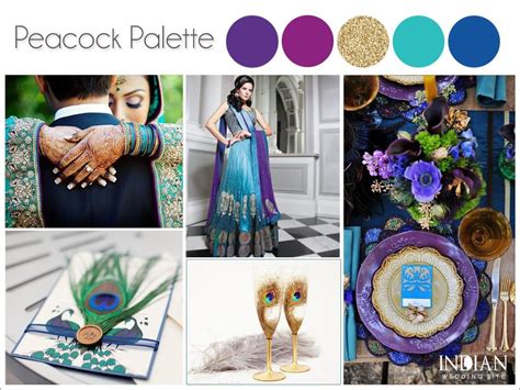 Peacock Color Palette Here Are Some More Of Our Favorite Peacock Theme Ideas Peacock Wedding