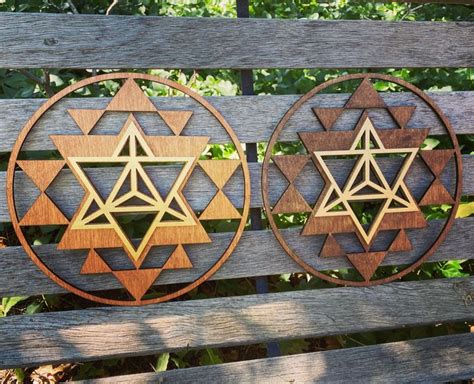 Sri Yantra Merkaba Wall Art Sacred Geometry Geometry Art Sacred