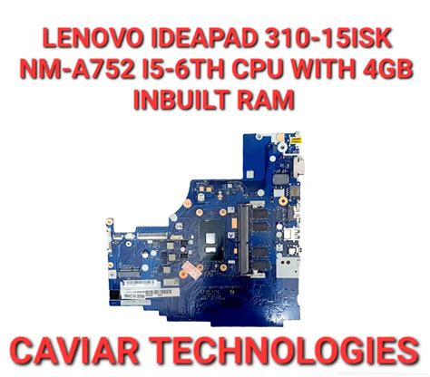 Lenovo Ideapad Isk Nm A I Th Cpu With Gb Inbuilt Ram Laptop