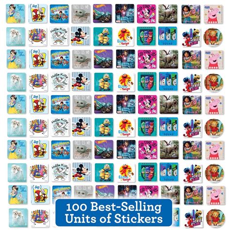 100 Best Of The Best Sticker Sampler Best Sellers From Smilemakers