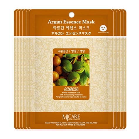 Buy The Elixir Mj Care Facial Full Face Mask Sheet 10 Pack Premium