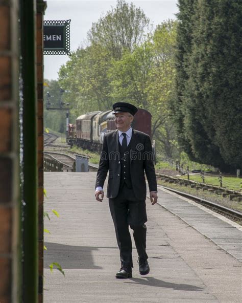 Station Master On The Platform Editorial Image Image Of Tokyo
