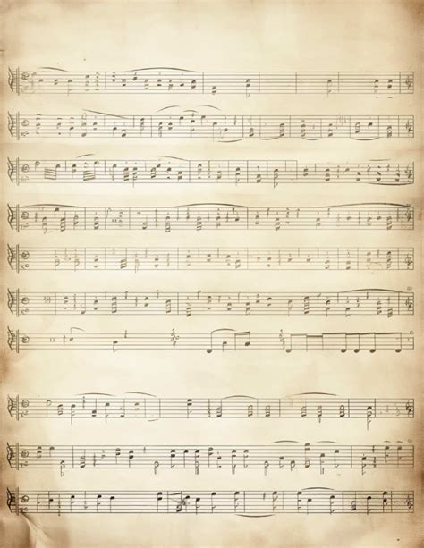 Beautiful Free Vintage Sheet Music Printable Worksheets Library