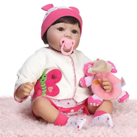 Npk Cute Girl Renascer Baby Dolls Mangetic Chupeta Chocalho