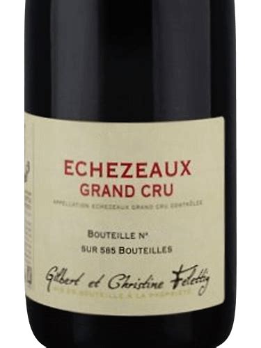 Gilbert Et Christine Felettig Echezeaux Grand Cru Vivino Canada