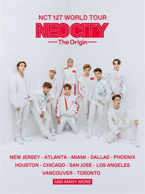 NCT 127 anuncia paradas y fechas en Norteamérica para la gira mundial