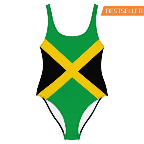 Island Flag Jamaica One Piece Swimsuit One Piece Swimsuit