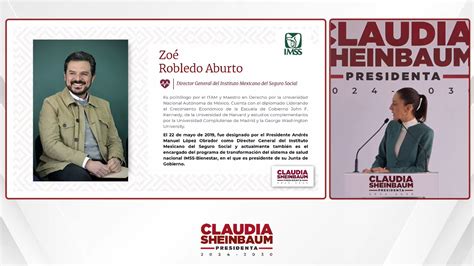 Claudia Sheinbaum confirma continuidad de Zoé Robledo al frente del